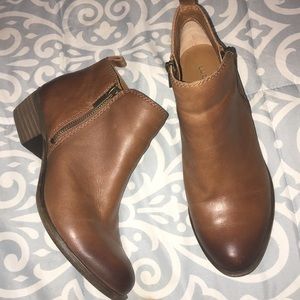 Leather Lucky Brand Booties